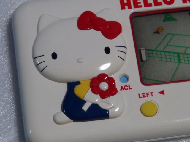  Junk Tommy Hello Kitty tennis school TENNIS SCHOOL TOMY HELLO KITTY made in Japan retro game lsi lcd electron game 