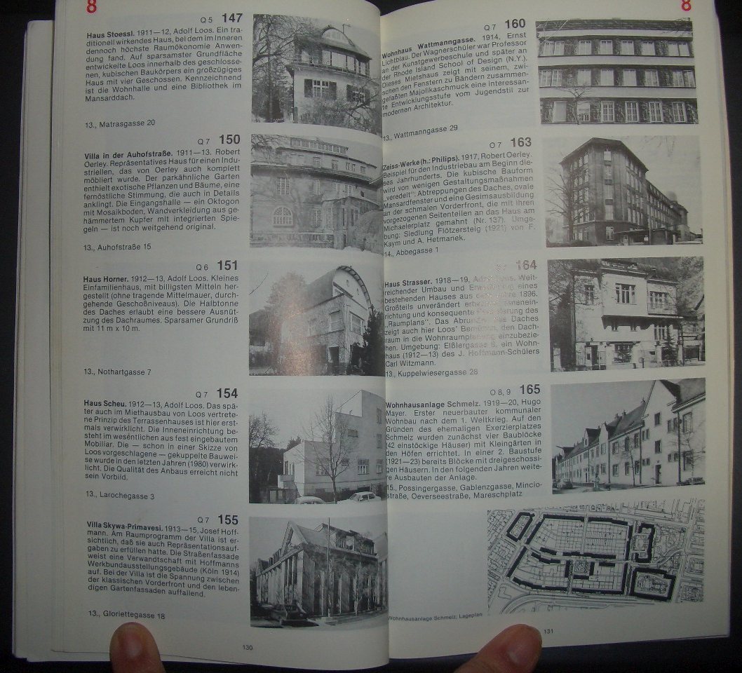 洋書★『ARCHITEKTUR in WIEN』1984年★ドイツ語版、ウィーン建築散策ガイド、散策コース地図、分離派、バロック、ネオクラシック_画像6