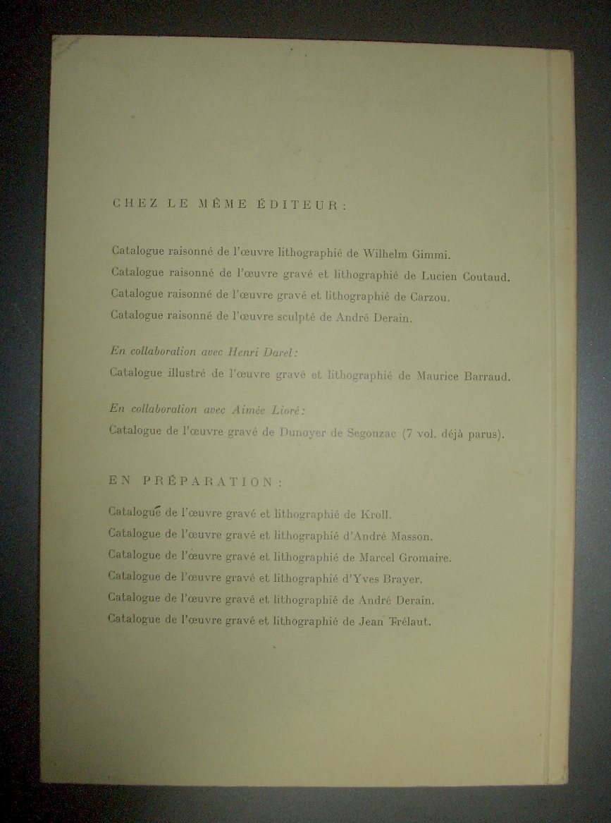 洋書図録★『Maurice Denis』Pierre Cailler 1968年★モーリス・ドニ、仏語版、フランス、ナビ派、絵画理論の画像2