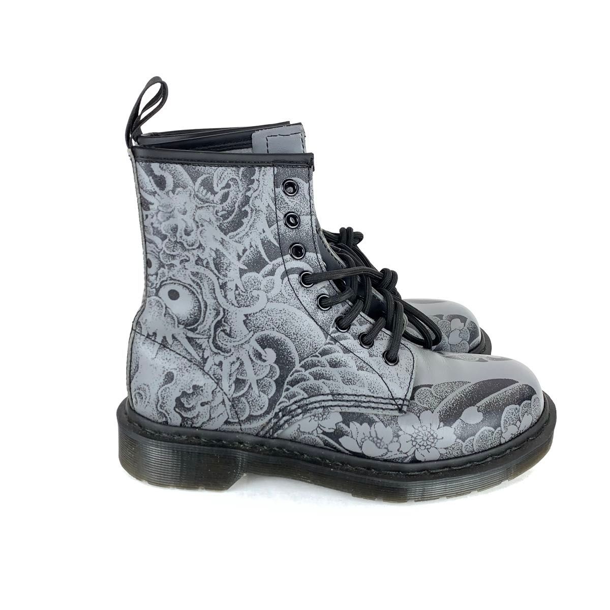 ドクターマーチン DR MARTENS8ホール アジアンタトゥー 24cm