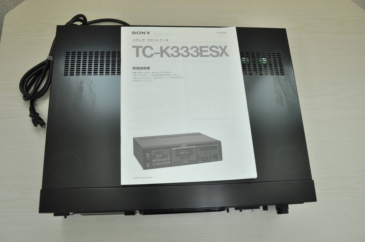 □■ SONY TC-K333ESX カセットデッキ　完動美品　保証付き　送料無料■□_画像8
