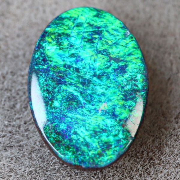 1.195ct 天然ボルダーオパール オーストラリア 遊色抜群 最高級〔Australia Boulder opal 宝石 jewelry natural 裸石 loose ルース〕_画像3