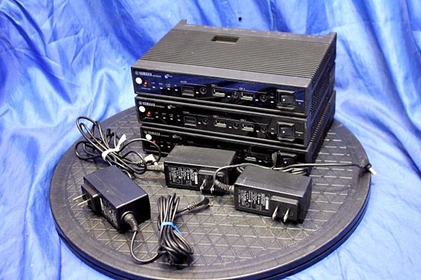 3台セット　YAMAHA ブロードバンドVoIPルーター NVR500　/　ACアダプター付き　初期化済み 49164Y_画像1