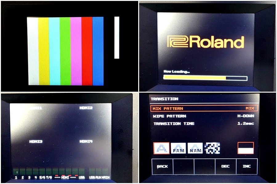 2台入荷 Roland VR-4HD ローランド ビデオスイッチャー AVミキサー HD AV Mixer USBビデオキャプチャー 48982Yの画像5