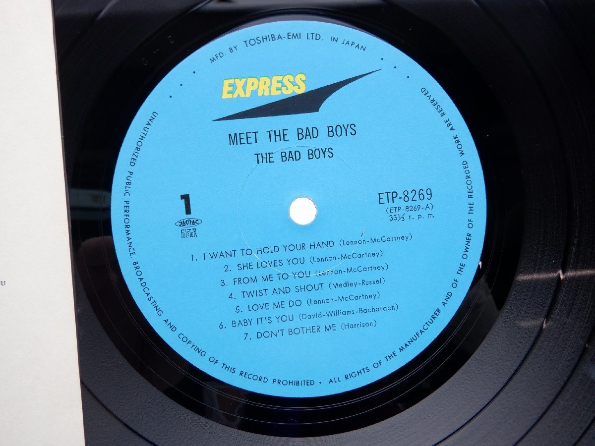 The Bad Boys(バッド・ボーイズ)「Meet The Bad Boys(ミート・ザ・バッド・ボーイズ)」LP（12インチ）/Express(ETP-8269)/洋楽ロック_画像2