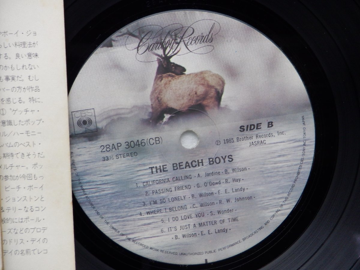 The Beach Boys「The Beach Boys」LP（12インチ）/Caribou Records(28AP 3046)/洋楽ロック_画像2