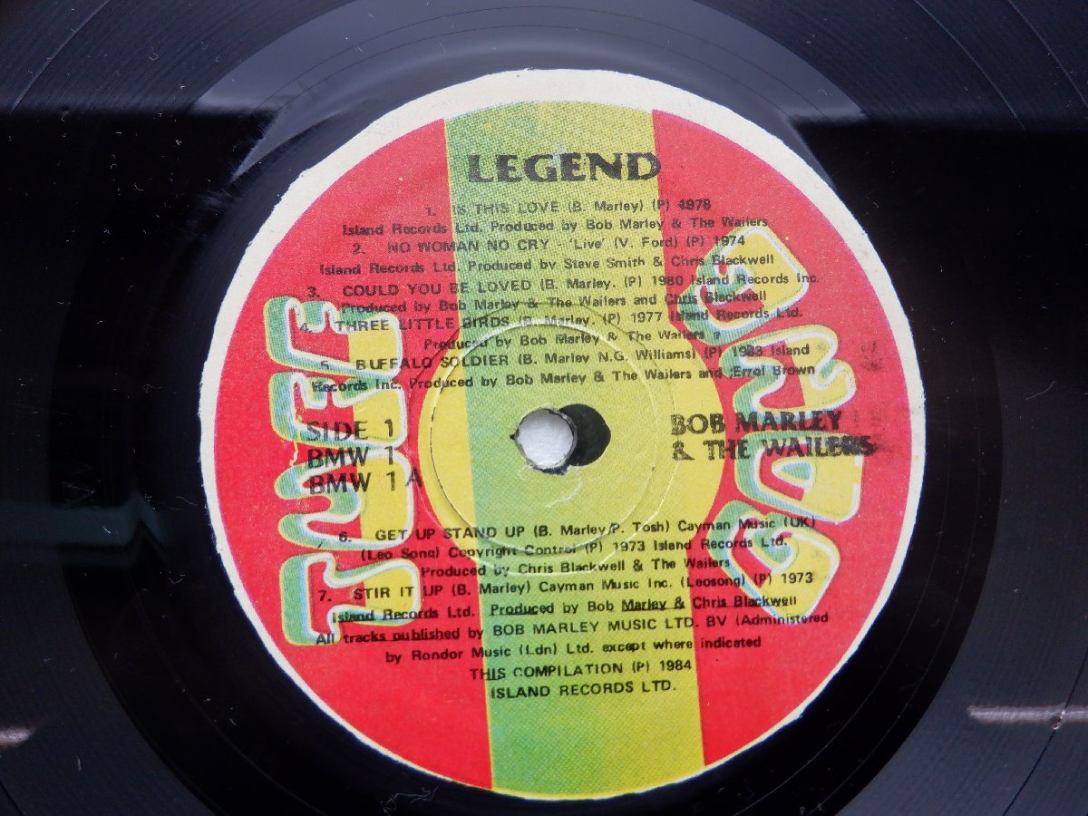 Bob Marley & The Wailers(ボブ・マーリー&ザ・ウェイラーズ)「Legend (The Best Of Bob Marley And The Wailers)」(422-846 210-1)_画像2