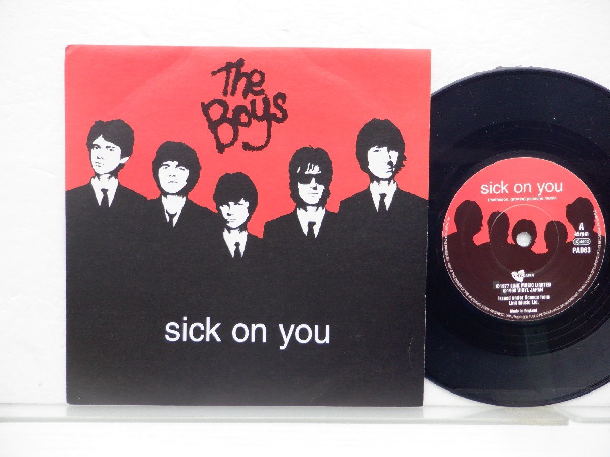 The Boys「Sick On You」EP（7インチ）/Vinyl Japan(PAD63)/洋楽ロック_画像1