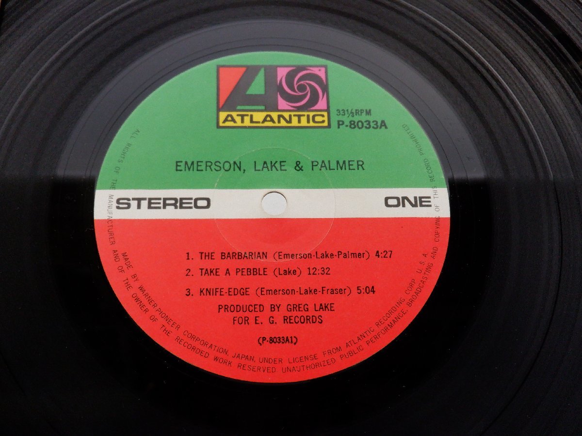 Emerson Lake & Palmer「Emerson Lake & Palmer」LP（12インチ）/Atlantic(P-8033A)/Rock_画像2