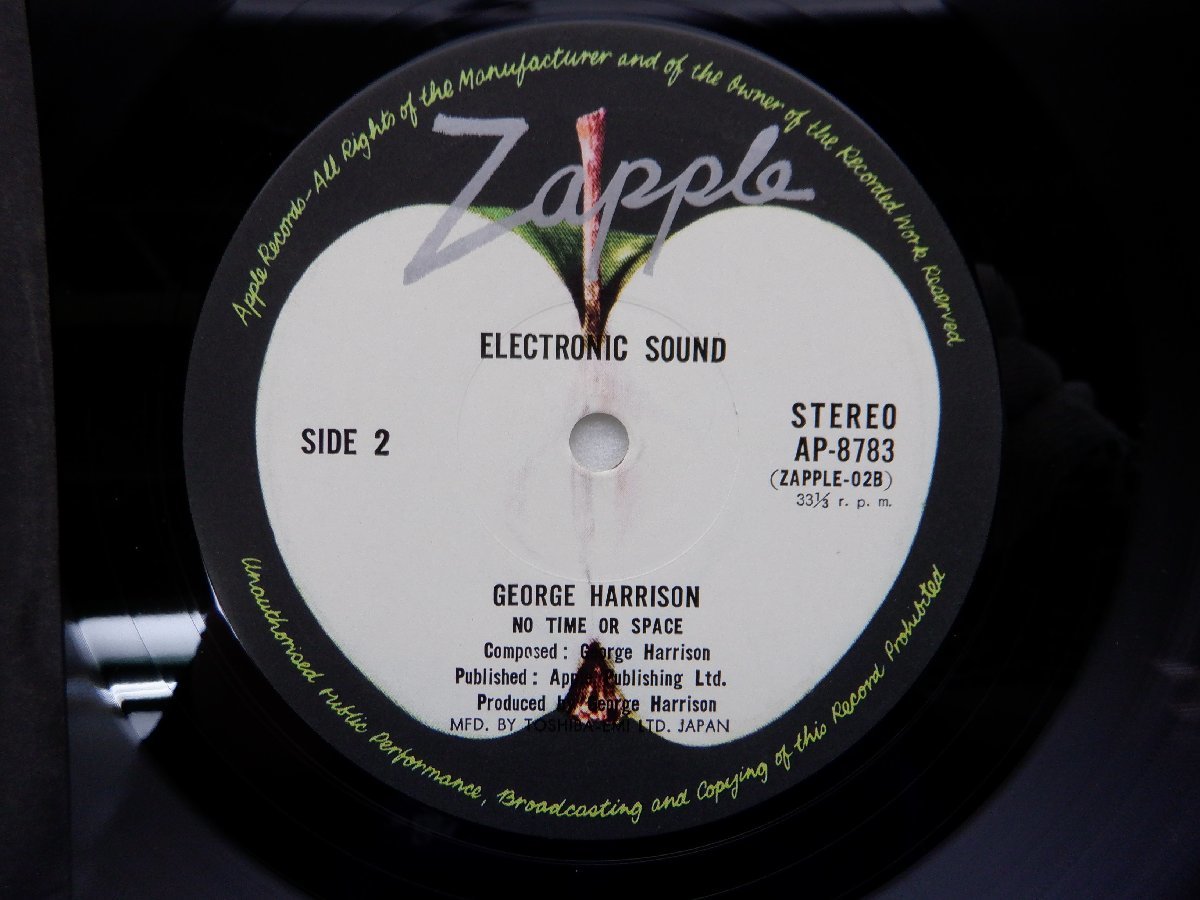 【国内盤】George Harrison(ジョージ・ハリスン)「Electronic Sound(電子音楽の世界)」LP(AP- 8783)_画像2