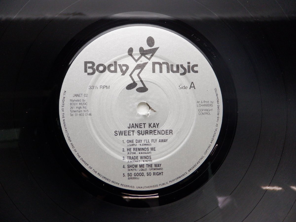 Janet Kay「Sweet Surrender」LP（12インチ）/Body Music(JANET 02)/洋楽ポップス_画像2