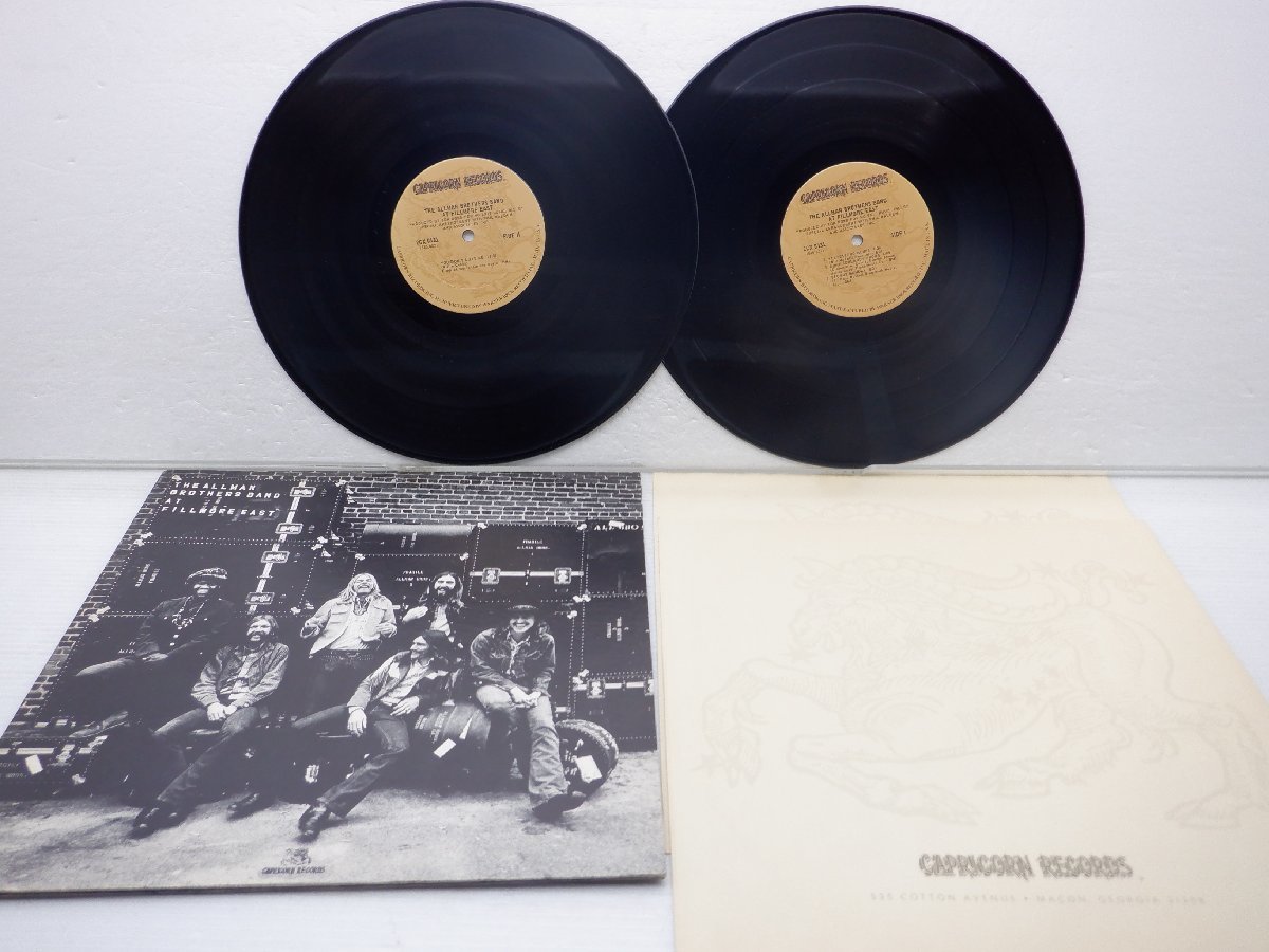 【US盤】The Allman Brothers Band「The Allman Brothers Band At Fillmore East」LP（12インチ）/Capricorn Records(2CX 0131)/Rock_画像1
