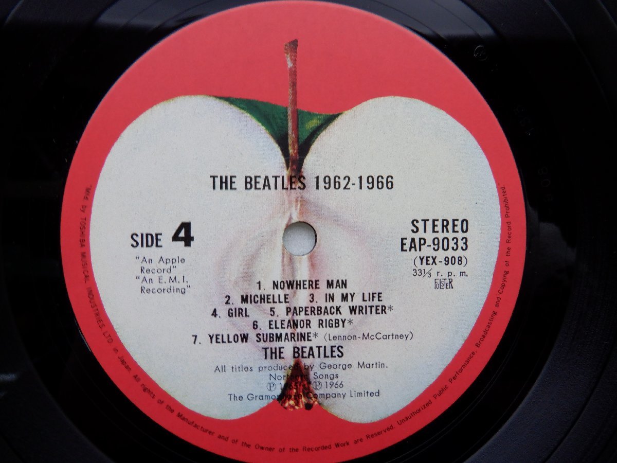 The Beatles(ビートルズ)「1962-1966」LP（12インチ）/Apple Records(EAP-9032B)/ロック_画像2