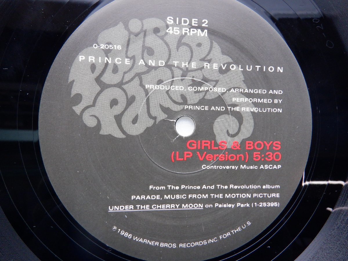 Prince And The Revolution「Anotherloverholenyohead」LP（12インチ）/Paisley Park(9 20516-0 A)/ファンクソウル_画像2
