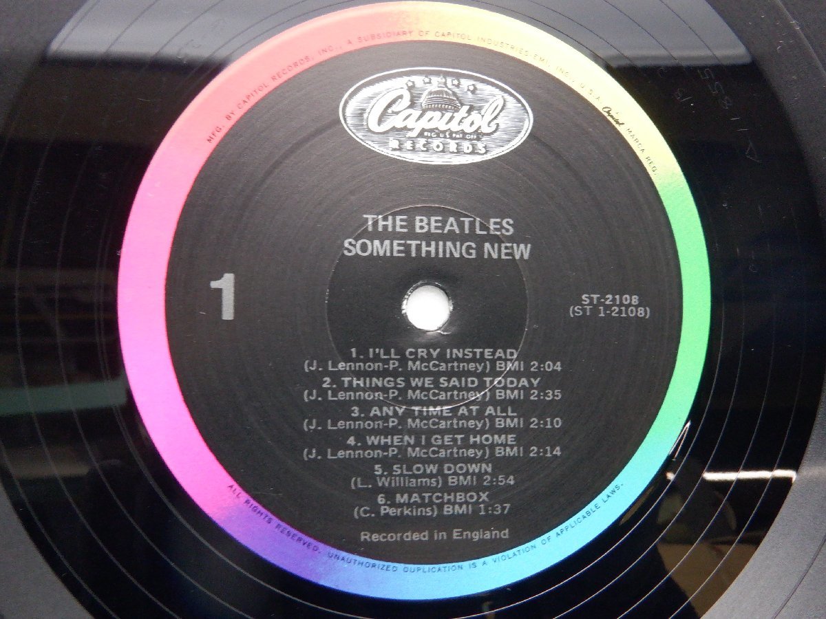 The Beatles(ビートルズ)「Something New(サムシング・ニュー)」LP（12インチ）/Capitol Records(ST-2108)/ロック_画像2