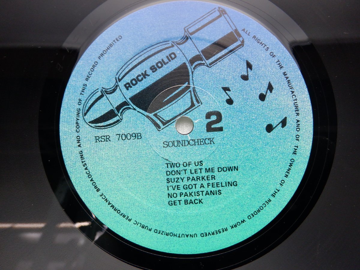 【ブート盤】The Beatles「Soundcheck」LP（12インチ）/Rock Solid(RSR 256)/洋楽ロック_画像2