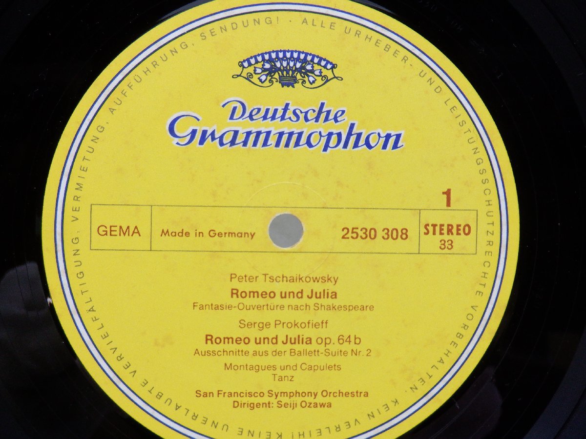 Berlioz /Hector Berlioz「Romeo And Juliet」LP（12インチ）/Deutsche Grammophon(2530 308)/クラシック_画像2