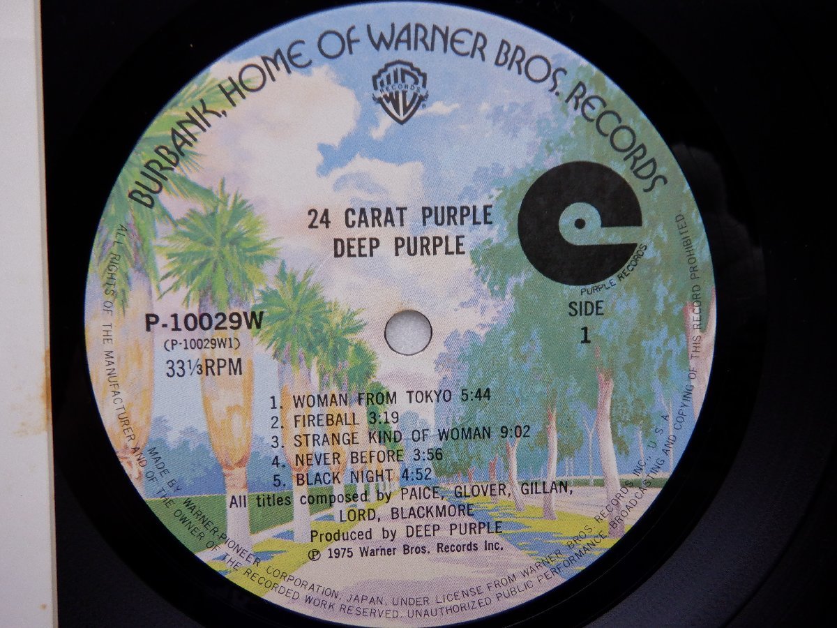 Deep Purple(ディープ・パープル)「24 Carat Purple」LP（12インチ）/Warner Bros. Records(P-10029W)/洋楽ロック_画像2