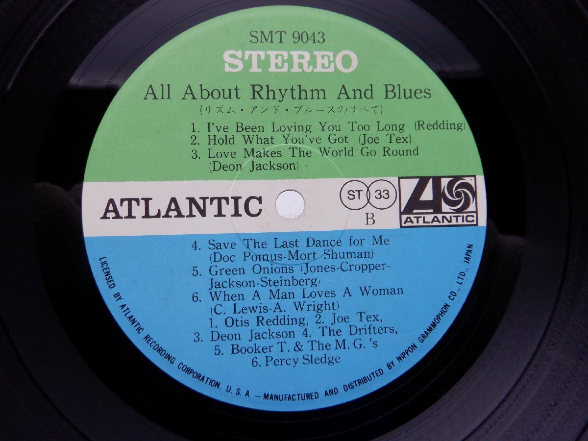 Various「All About Rhythm And Blues」LP（12インチ）/Atlantic(SMT-9043-44)/ファンクソウル_画像2