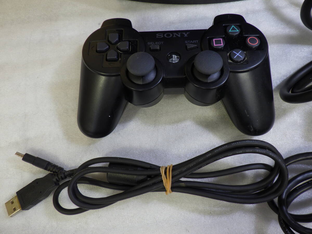 SONY ソニー PlayStation3 PS3 プレイステーション3 CECHL00 ゲームソフト HDMIケーブル 電源コード コントローラー付き 動作品保証#RH051_画像4