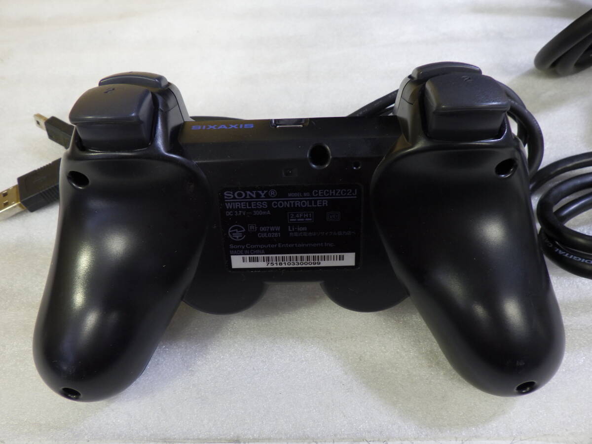 SONY ソニー PlayStation3 PS3 プレイステーション3 CECHL00 ゲームソフト HDMIケーブル 電源コード コントローラー付き 動作品保証#RH051_画像5