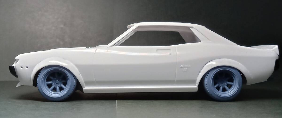 SP37 ①ハセガワ製TA22トヨタCELICA用ローダウンパーツ THEストリートシリーズ　1/24scale　カーモデル用　1台分　3Dプリント　レジン製_車両装着事例