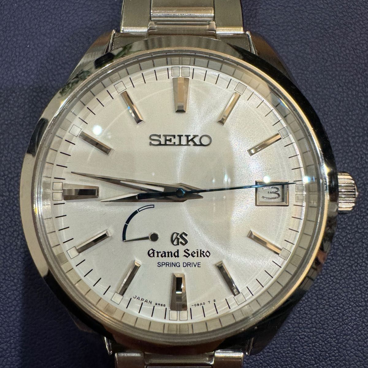 美品◎SEIKO セイコー GS グランドセイコー スプリングドライブ メンズ 自動巻き SBGA099 箱取説