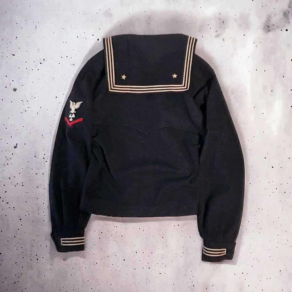 希少 40's VINTAGE 官給品 US NAVY セーラー ジャケット 実物 米 希少 40's VINTAGE 官給品 US NAVY セーラー ジャケット 実物 米