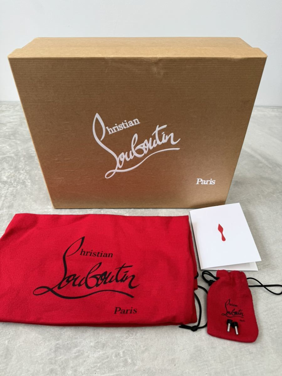 クリスチャン ルブタン ハイヒール 37 ブラック Christian Louboutin ブーティ ピンヒール スウェード スエード ショートブーツ パンプス