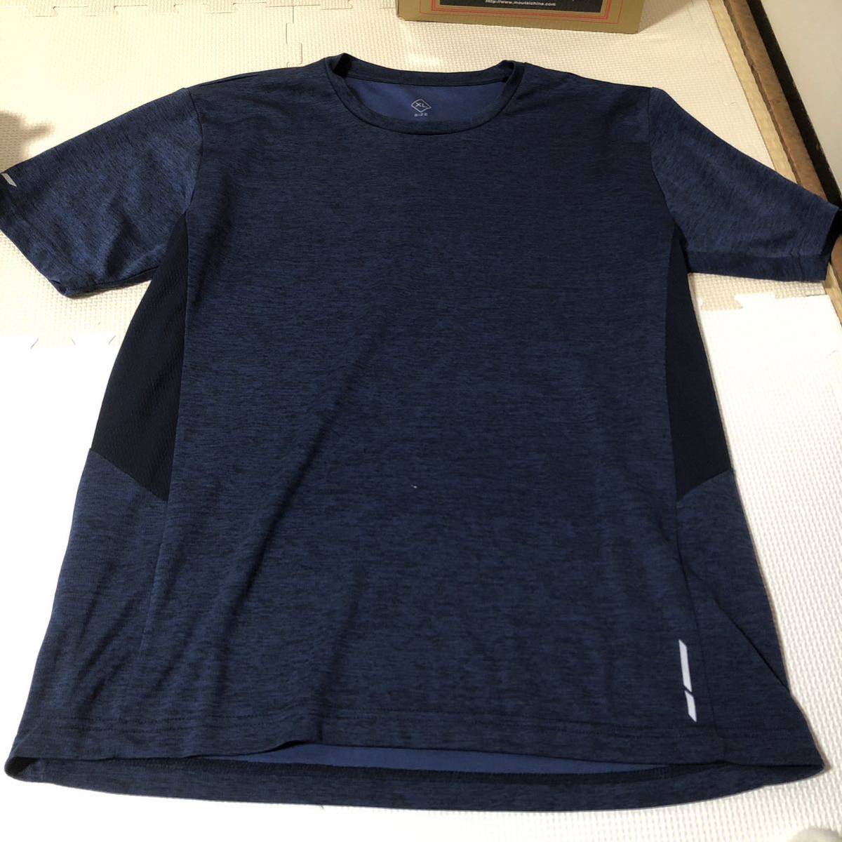 トップバリュ(TOPVALU) ドライ多機能半袖セットインTシャツ メンズ_画像1