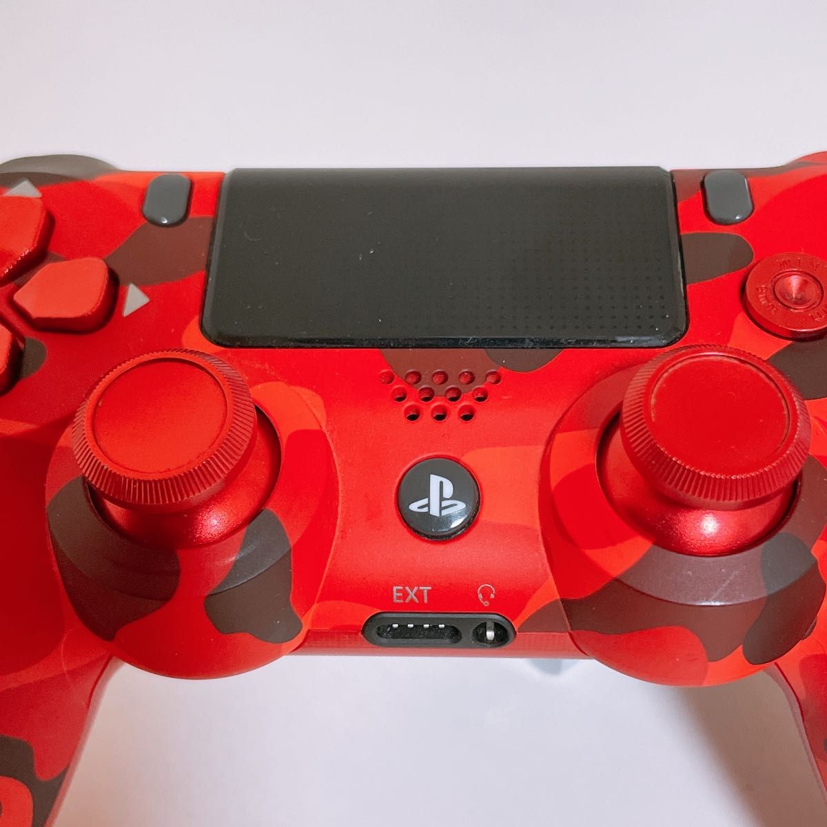 【早い者勝ち】DUALSHOCK4 PS4 純正コントローラー ZCT2J レッド カスタム 美品 デュアルショック4