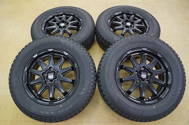 送料無料【23年 新品 SET】215/70R16 TOYO ウィンタートランパス TX AME サーキュラー C10S 5H114.3 6.5J+38 デリカD5 アウトランダー_画像1