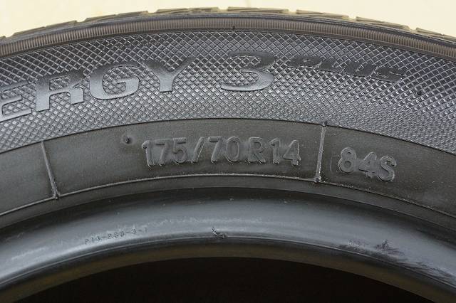 送料無料【中古】175/70R14 TOYO ナノエナジー3+ 21年 1本 スペア 応急 _画像7