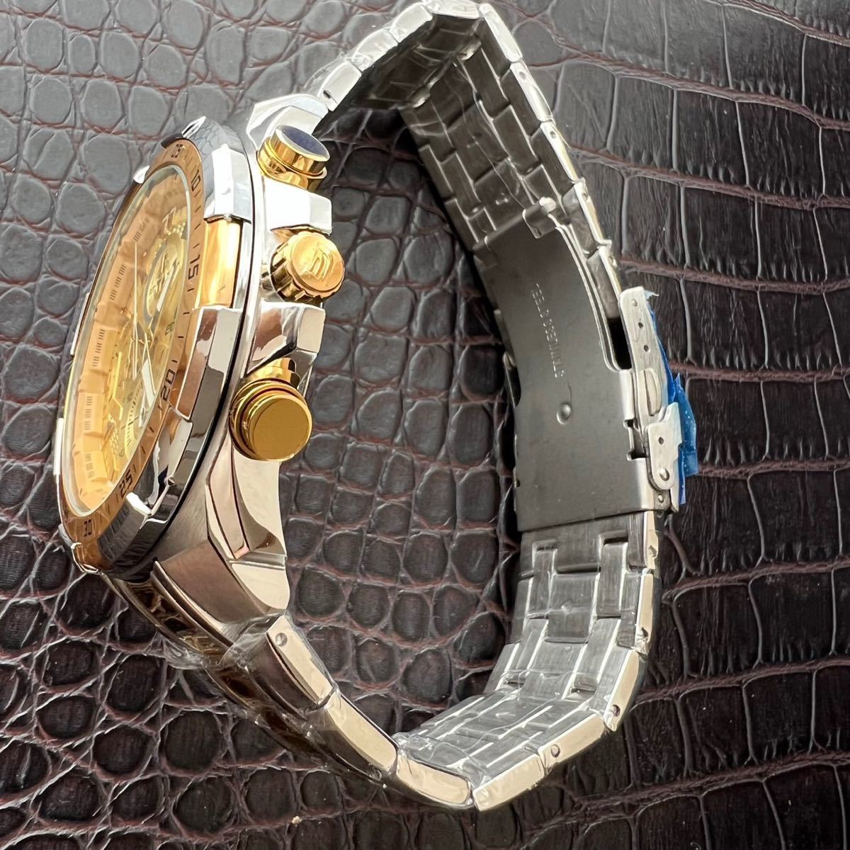 【未使用品】CASIO カシオ EDIFICE エディフィス 腕時計 クロノグラフ 正規品 ビジネス メンズ 10気圧防水 ダイバーズ ウォッチ NO.699_画像2