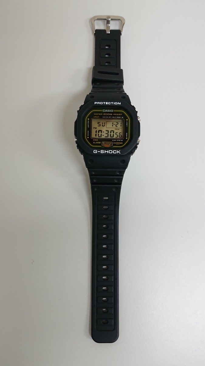 CASIO G-SHOCK DW-5600B-3V 901 ベゼル ベルト 新品レストア スクリューバック 初期型 海外モデル スピード グリーン レアカラー 送料無料_画像7