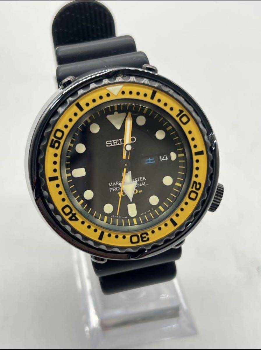 美品/レア】SEIKO PROSPEX SBBN027 ツナ缶 飽和潜水1000m防水 美品/レア】SEIKO PROSPEX SBBN027 ツナ缶 飽和潜水1000m防水
