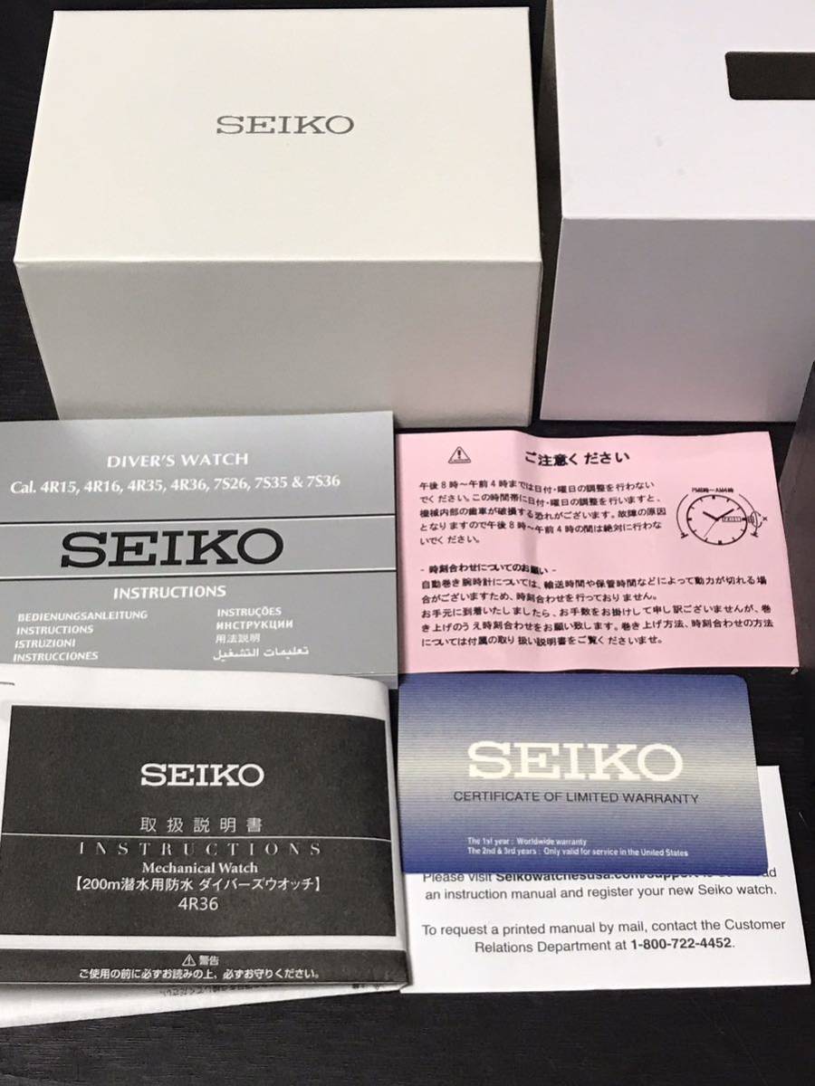 【レア/新品】SEIKO PROSPEX KING SAMURAI WHITEセイコー プロスペックス キングサムライ SRPE37J1ホワイト日本製 Made in Japanの画像8