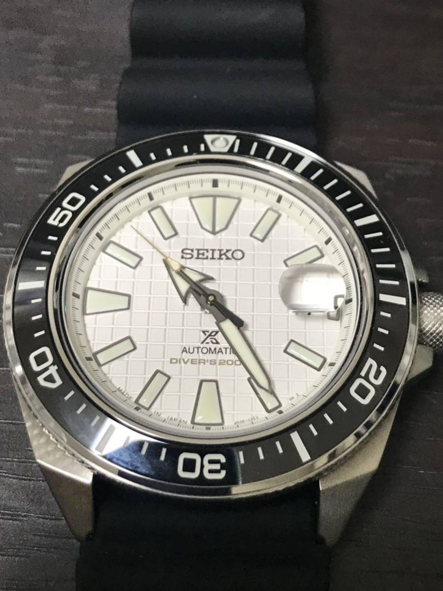 【レア/新品】SEIKO PROSPEX KING SAMURAI WHITEセイコー プロスペックス キングサムライ SRPE37J1ホワイト日本製 Made in Japanの画像1