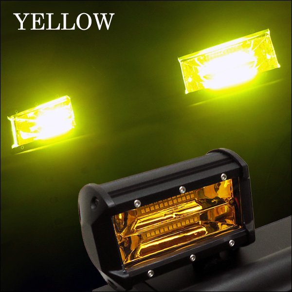  off-road style 3 point set ( pipe bumper attaching number plate + LED working light yellow 2 piece + relay Harness )/21