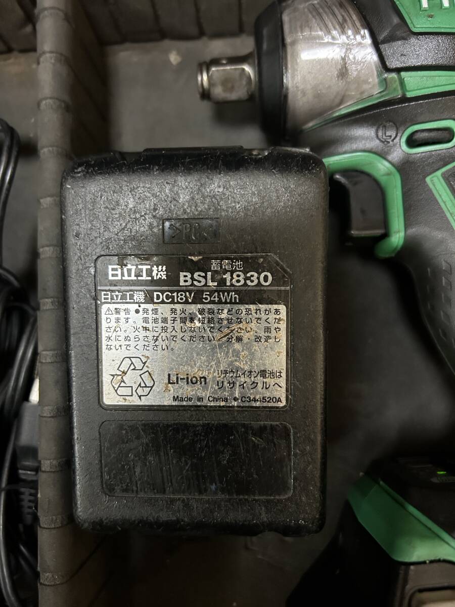 HITACHI WR18DBDL2 インパクトレンチ(中古)_画像8