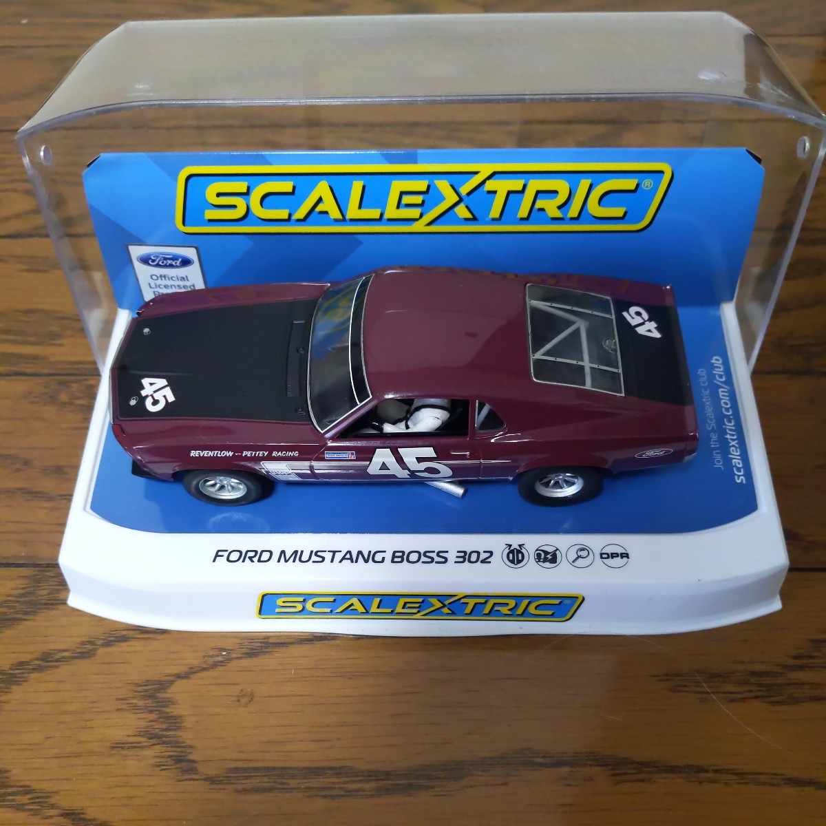 SCALEXTRIC　スロットカー　FORD MUSTANG BOSS 302 フォードマスタング　中古動作確認済み_画像1