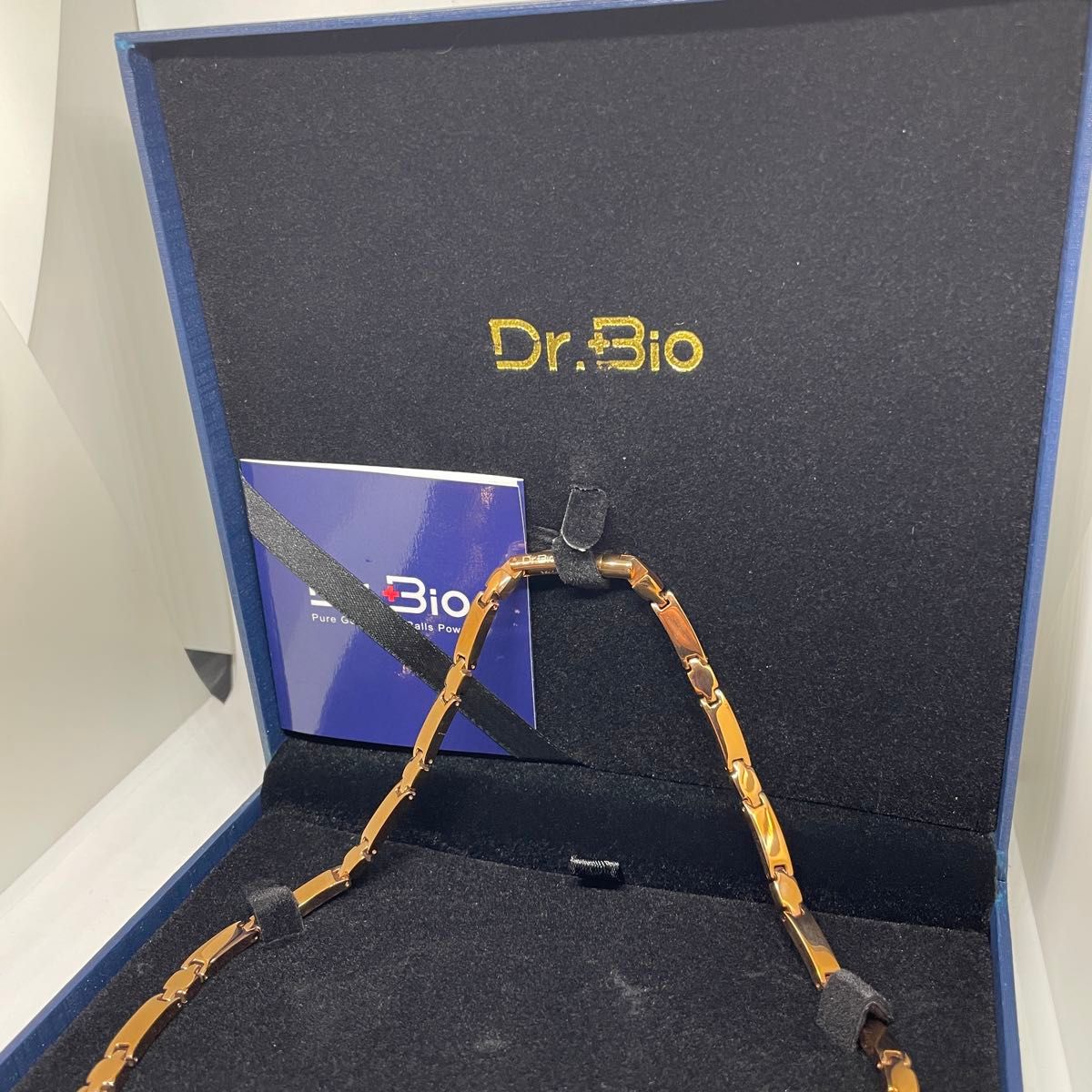新品】Dr BIO ネックレス ローズゴールド Mサイズゲルマニウム 新品】Dr BIO ネックレス ローズゴールド Mサイズゲルマニウム