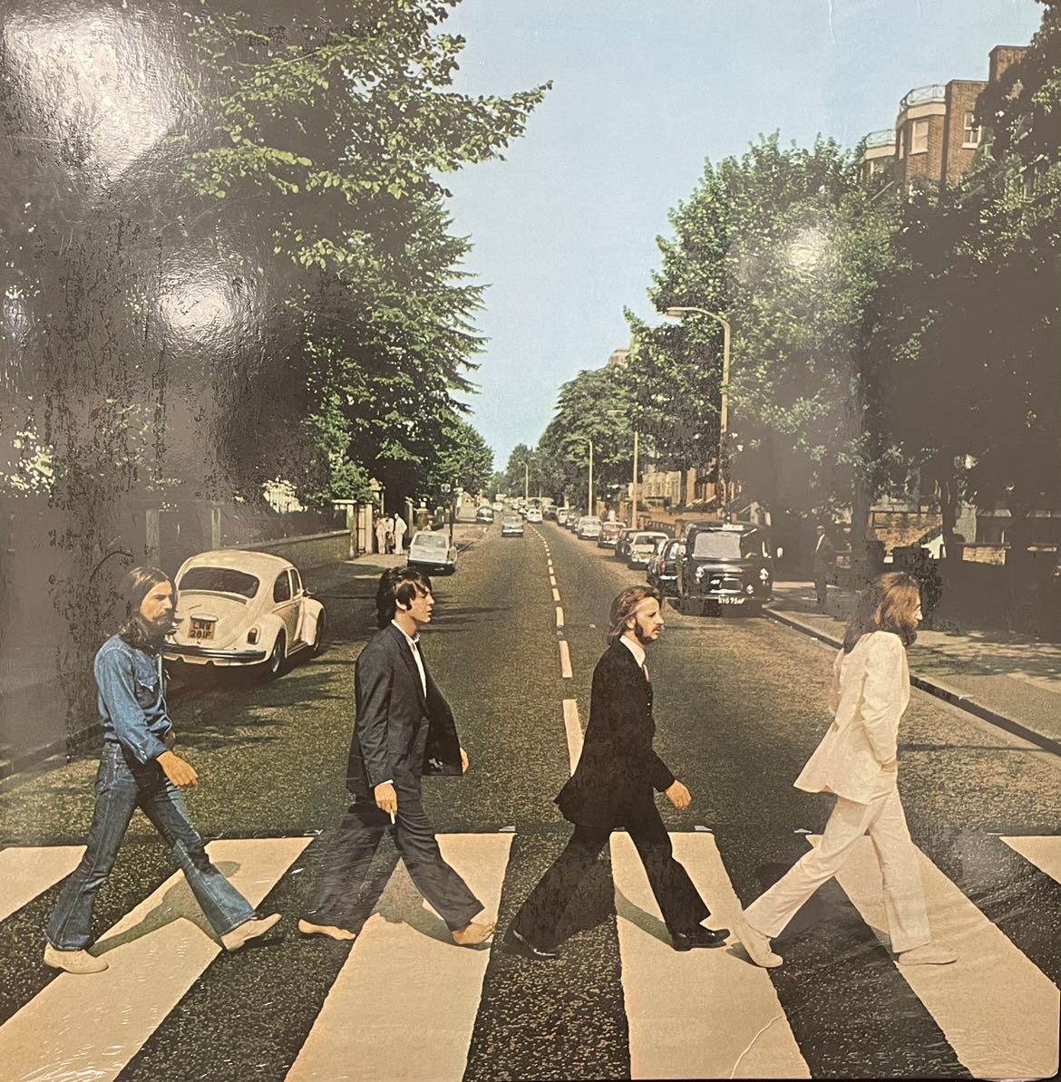 16962*Beatles Beatles LP record ABBEY ROAD digital li master version *4 sheets eyes photograph film packing one part crack equipped 