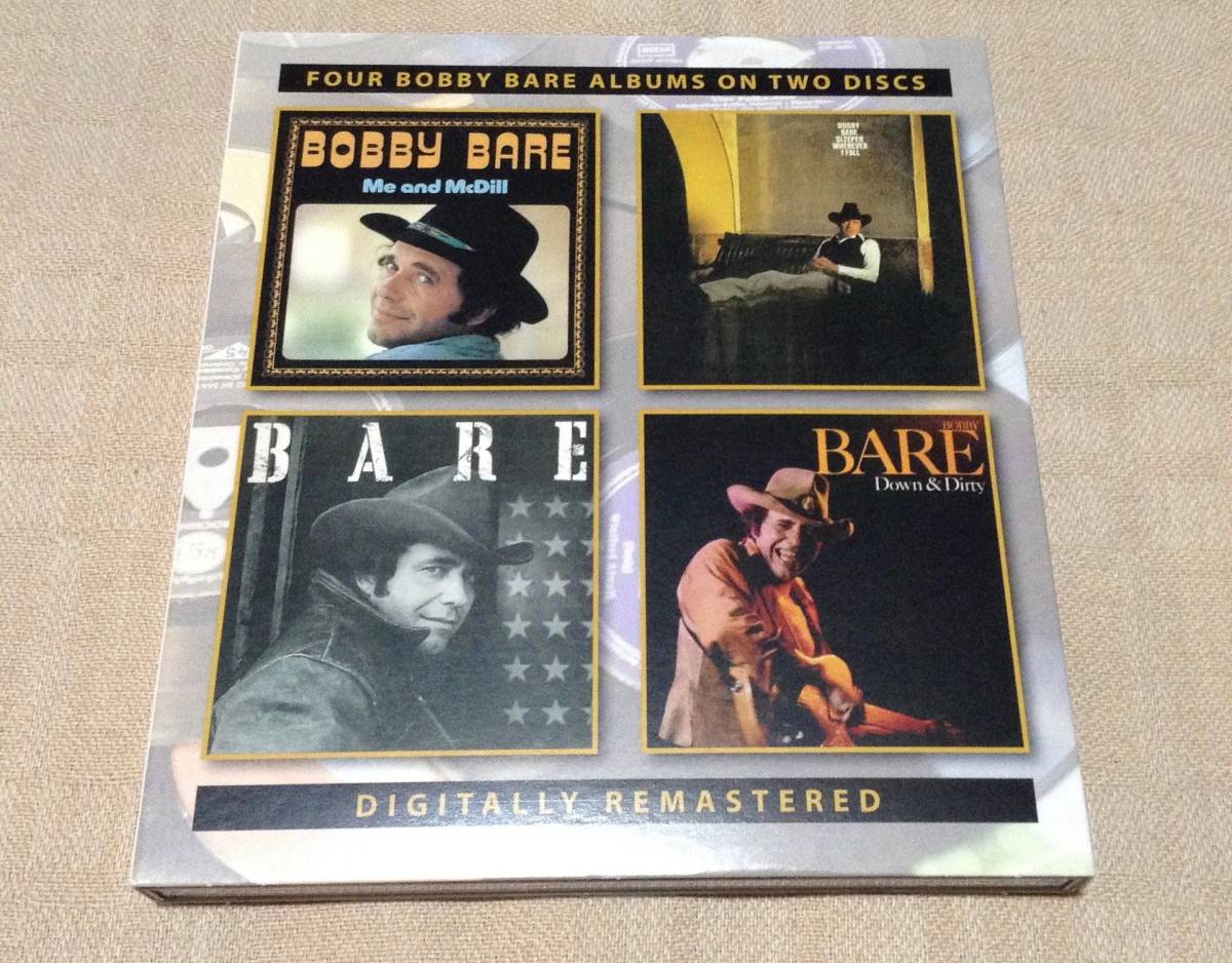 ボビー・ベア/Bobby Bare「Me And McDill/Sleeper Wherever I Fall/Bare/Down & Dirty」Four Albums on Two Discs_画像1