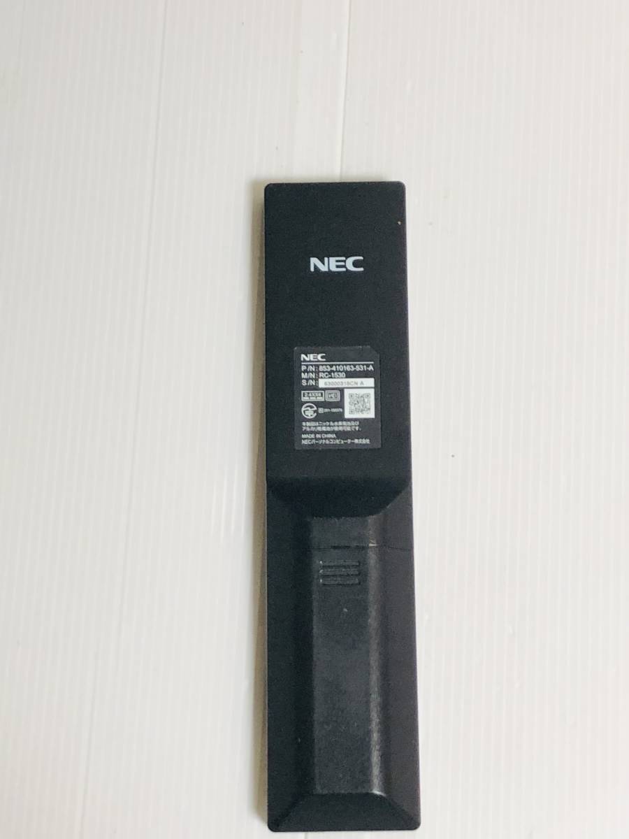 送料無料　NEC LAVIE リモコン RC-1530 動作品_画像2
