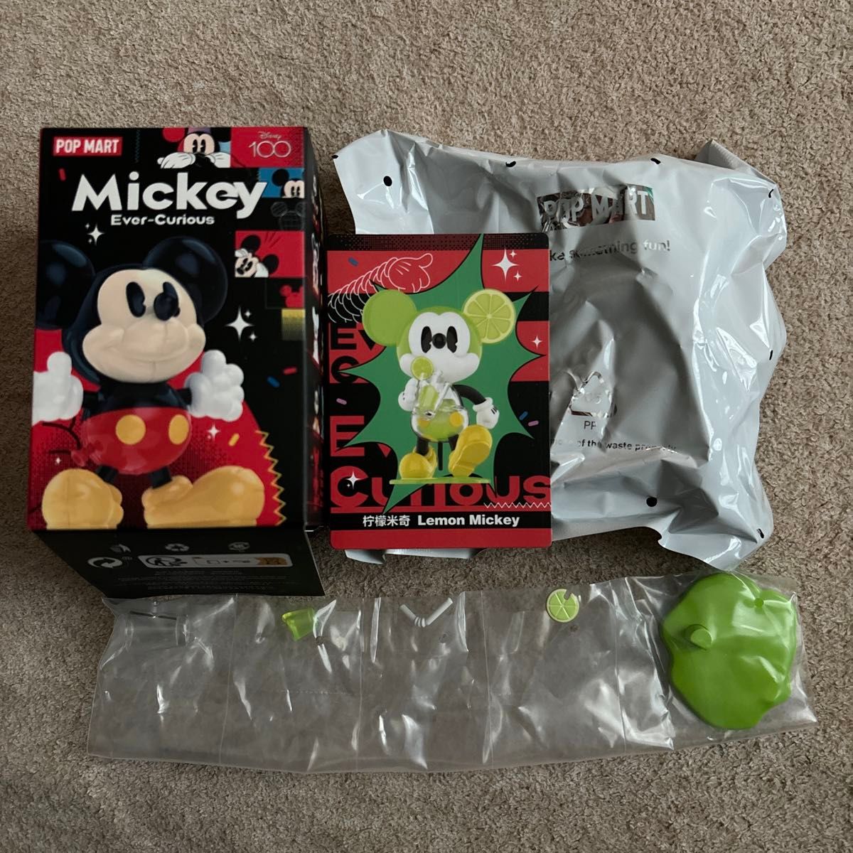 ポップマート ディズニー ミッキー POP MART Disney Lemon Mickey 新品