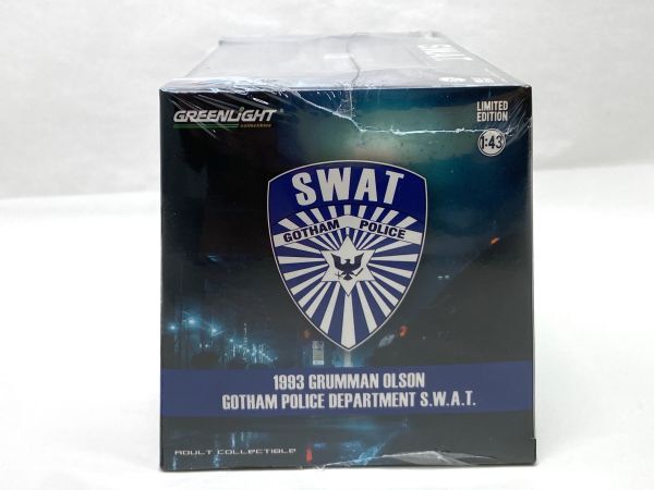 【D169】新品 未開封 希少品 Greenlight 1/43 スワット グリーンライト グラマン オルソン ゴッサム Grumman Olson Swat Gotham Police b_画像6