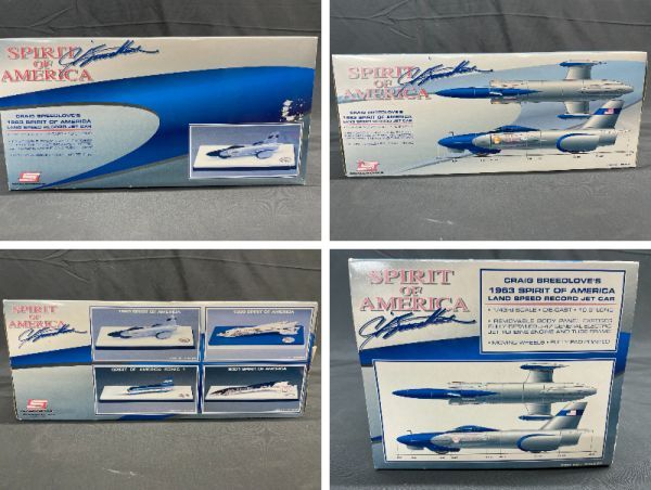 【D160】展示品 激レア 希少品 Spirit of America ターボジェット ボンネビル 速度記録 1/43 スピリット オブ アメリカ 全長約27cm b_画像8