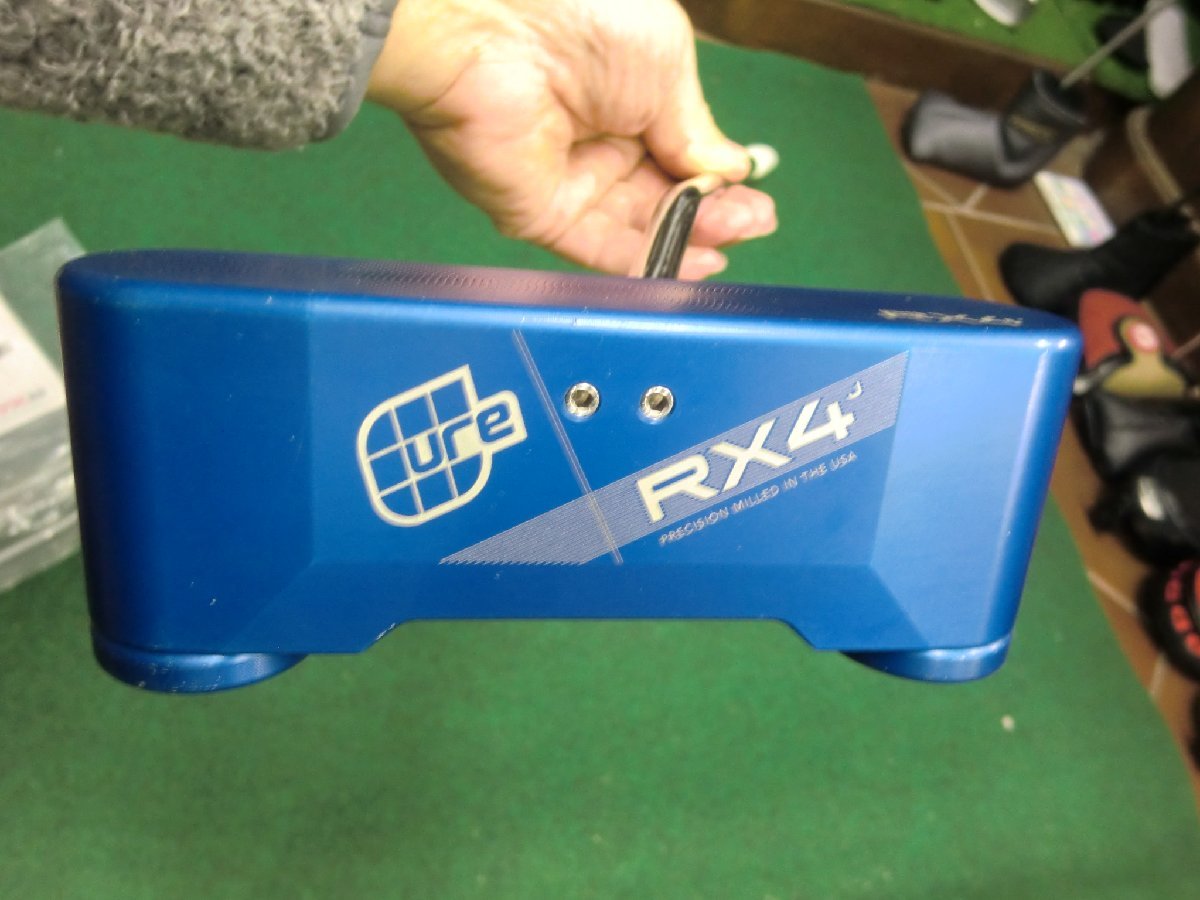 キュア　Cure RX4J　ブルー　オフセット　34インチ　純正ヘッドカバー、ウェート、レンチ付き_画像1