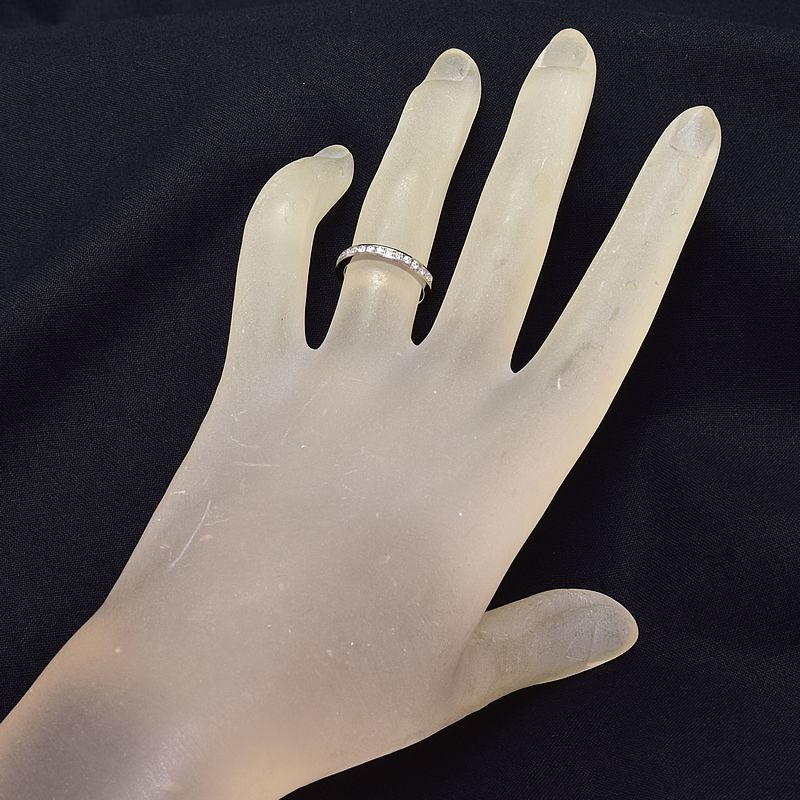 中古】 ?Piaget ながけりゃ PT950 ダイヤ ハーフエタニティ 中古】 ?Piaget ながけりゃ PT950 ダイヤ ハーフエタニティ